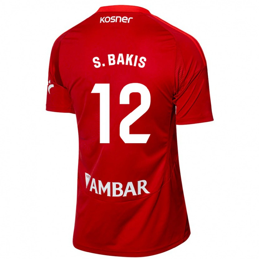 Danxen Mann Sinan Bakış #12 Hvit Blå Bortetrøye Drakt Trøye 2024/25 Skjorter T-Skjorte