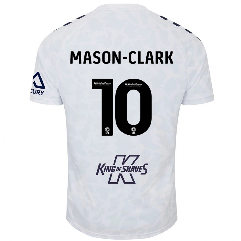Danxen Mann Ephron Mason-Clark #10 Hvit Bortetrøye Drakt Trøye 2024/25 Skjorter T-Skjorte