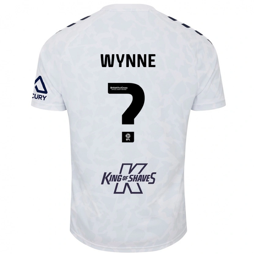 Danxen Mann Joe Wynne #0 Hvit Bortetrøye Drakt Trøye 2024/25 Skjorter T-Skjorte