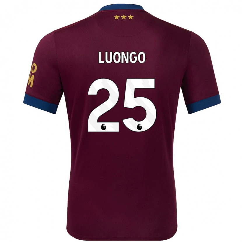 Danxen Mann Massimo Luongo #25 Brun Bortetrøye Drakt Trøye 2024/25 Skjorter T-Skjorte