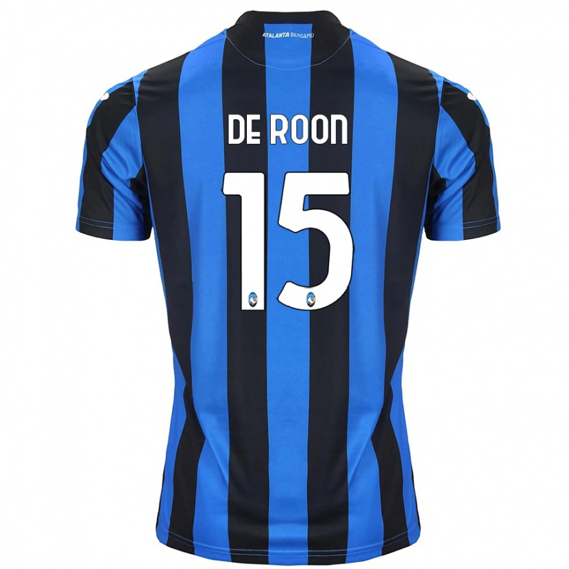 Danxen Dame Marten De Roon #15 Blå Svart Hjemmetrøye Drakt Trøye 2024/25 Skjorter T-Skjorte
