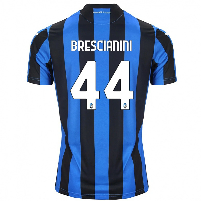Danxen Dame Marco Brescianini #44 Blå Svart Hjemmetrøye Drakt Trøye 2024/25 Skjorter T-Skjorte