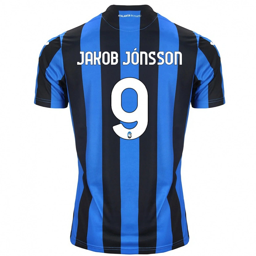 Danxen Dame Birkir Jakob Jónsson #9 Blå Svart Hjemmetrøye Drakt Trøye 2024/25 Skjorter T-Skjorte