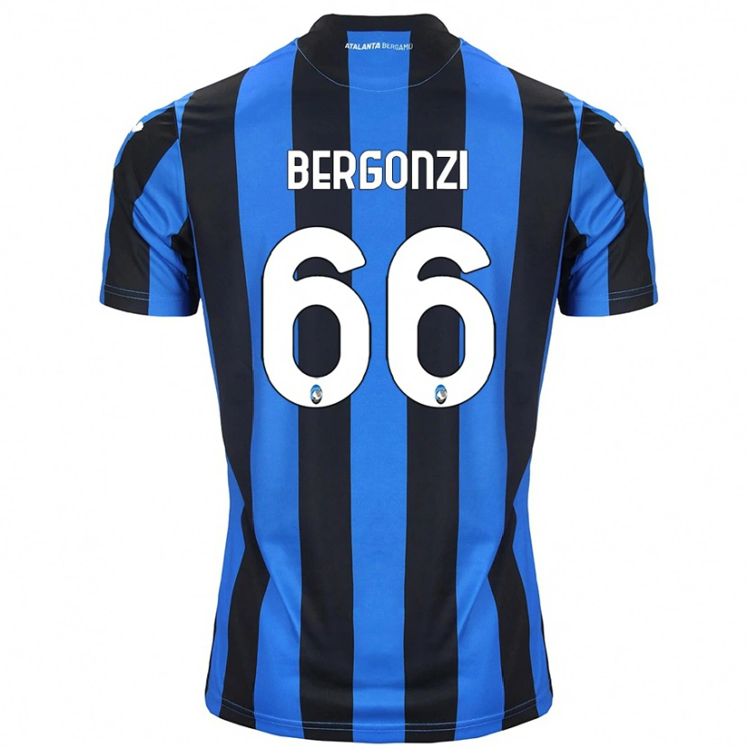 Danxen Dame Federico Bergonzi #66 Blå Svart Hjemmetrøye Drakt Trøye 2024/25 Skjorter T-Skjorte