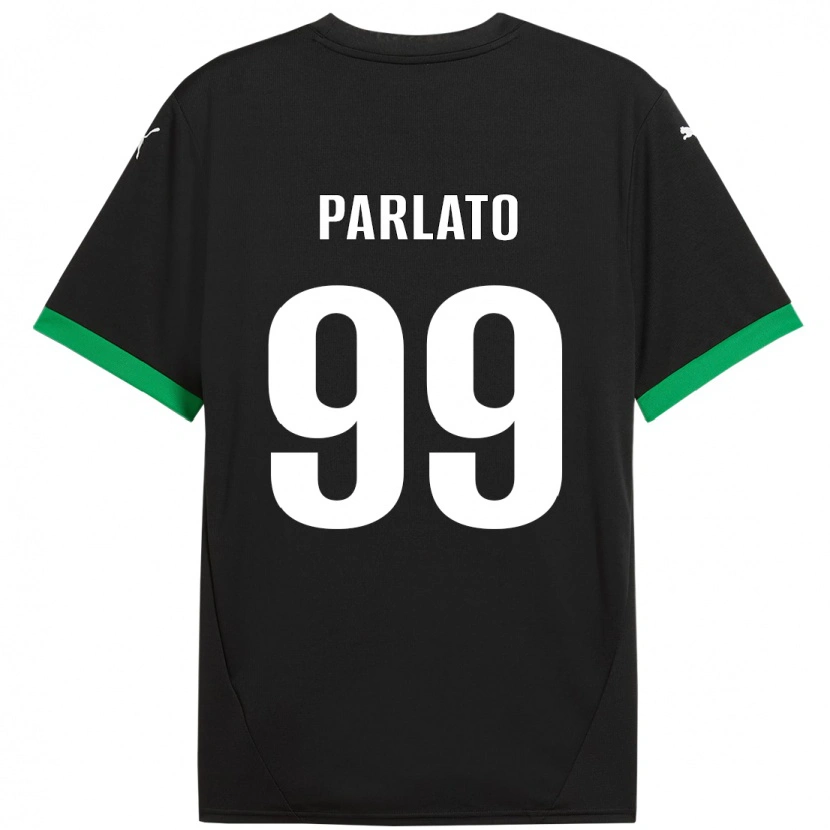 Danxen Dame Claudio Parlato #99 Svart Mørkegrønn Hjemmetrøye Drakt Trøye 2024/25 Skjorter T-Skjorte