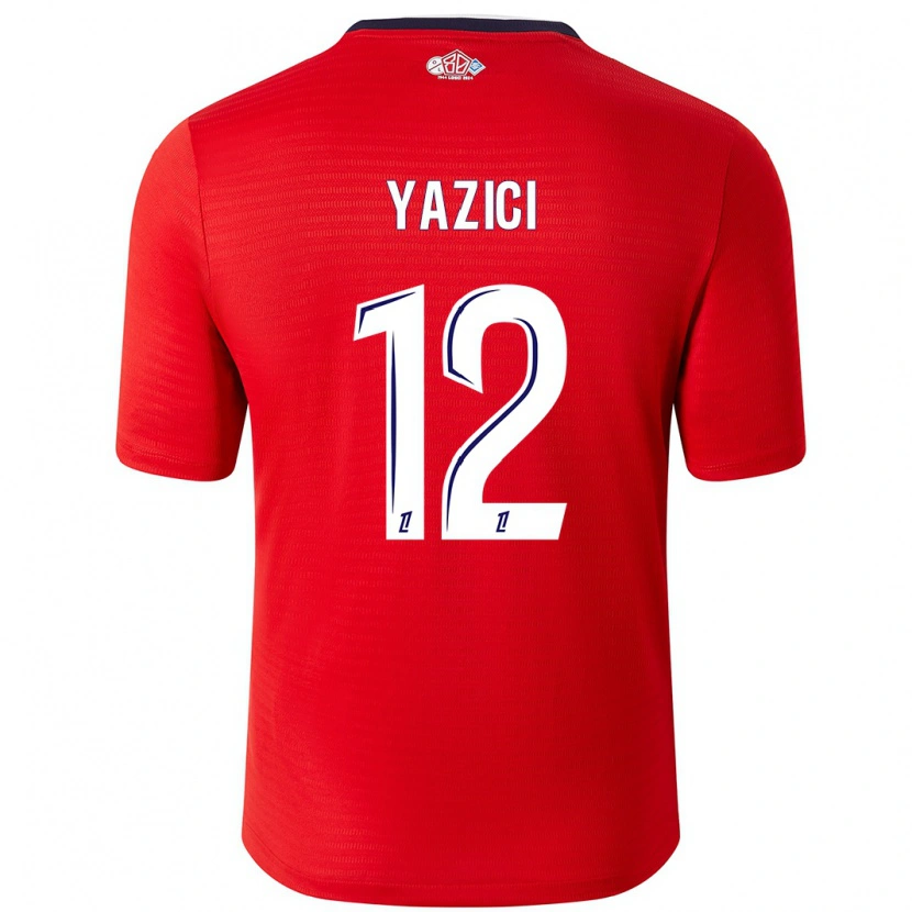 Danxen Dame Yusuf Yazici #12 Rød Hvit Hjemmetrøye Drakt Trøye 2024/25 Skjorter T-Skjorte