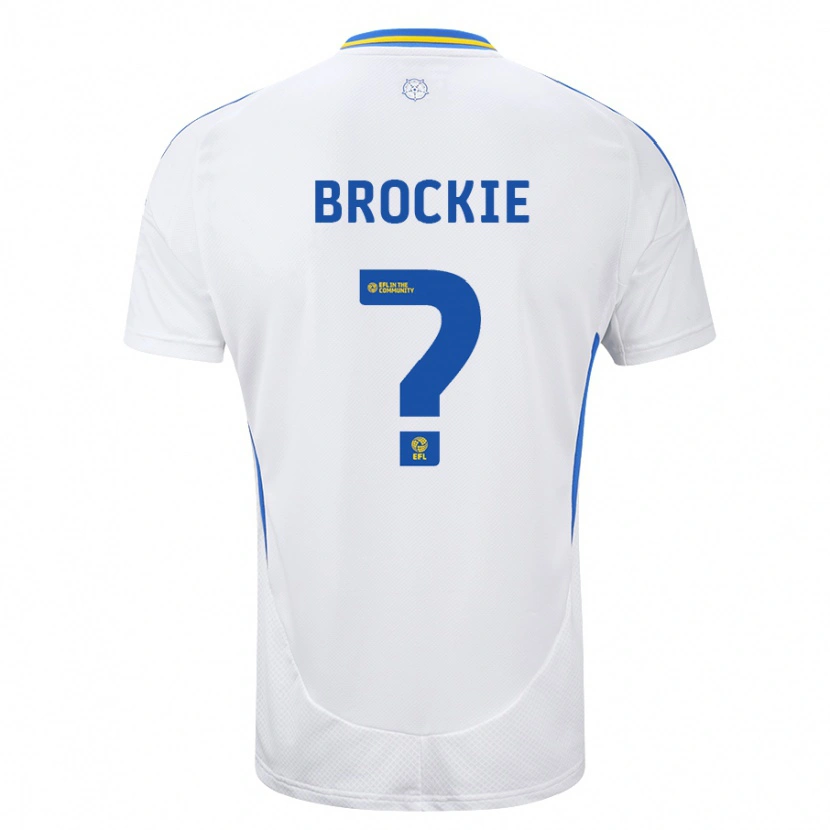 Danxen Dame Devon Brockie #0 Hvit Blå Hjemmetrøye Drakt Trøye 2024/25 Skjorter T-Skjorte