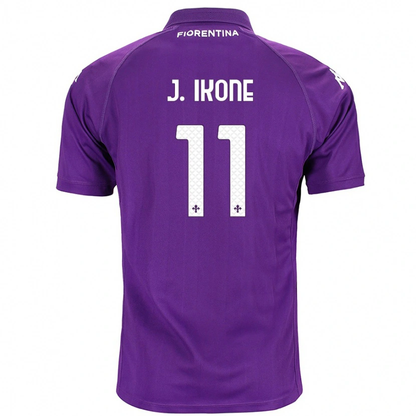 Danxen Dame Jonathan Ikoné #11 Lilla Hjemmetrøye Drakt Trøye 2024/25 Skjorter T-Skjorte