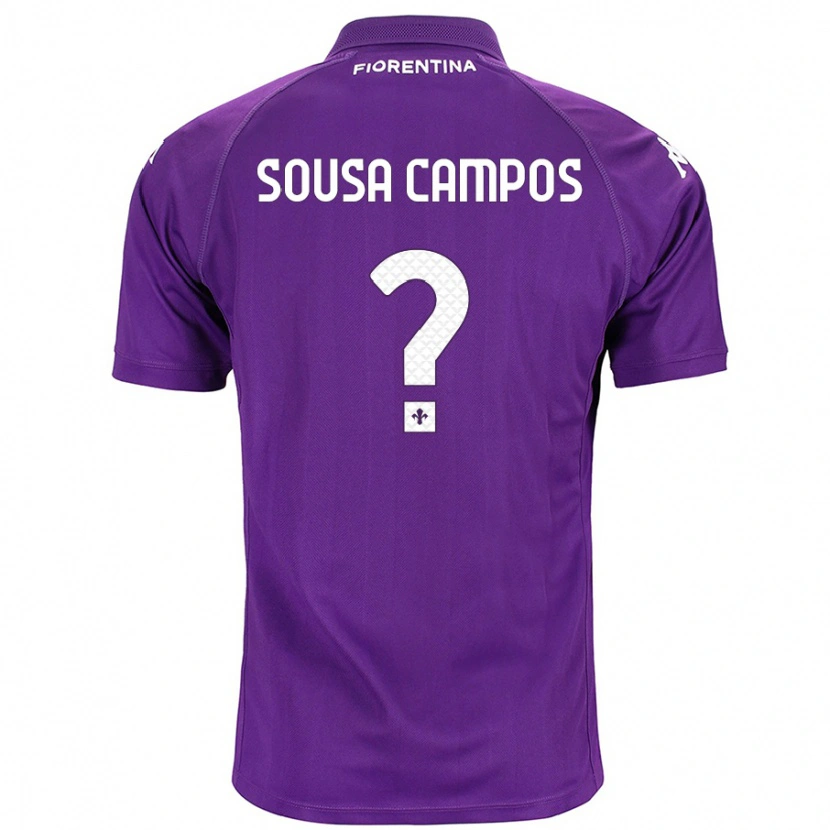 Danxen Dame Matteo Sousa Campos #0 Lilla Hjemmetrøye Drakt Trøye 2024/25 Skjorter T-Skjorte