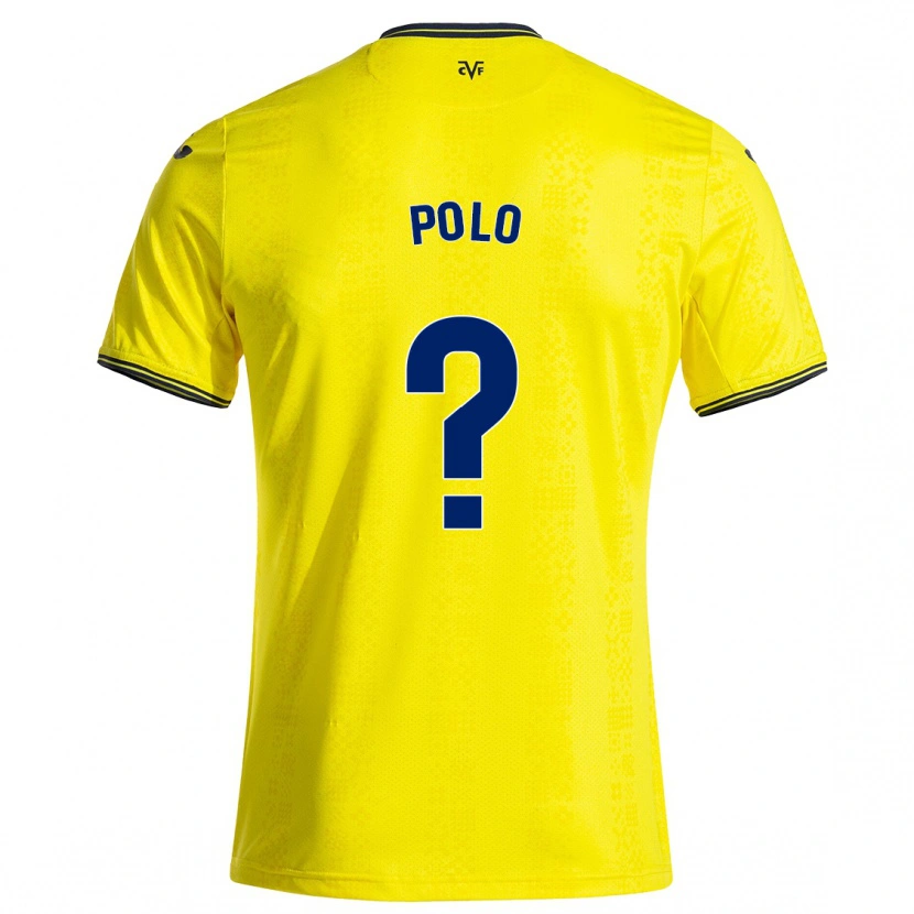 Danxen Dame Pablo Polo #0 Gul Svart Hjemmetrøye Drakt Trøye 2024/25 Skjorter T-Skjorte