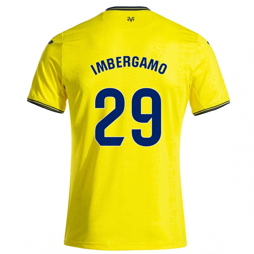 Danxen Dame Mar Imbergamo #29 Gul Svart Hjemmetrøye Drakt Trøye 2024/25 Skjorter T-Skjorte