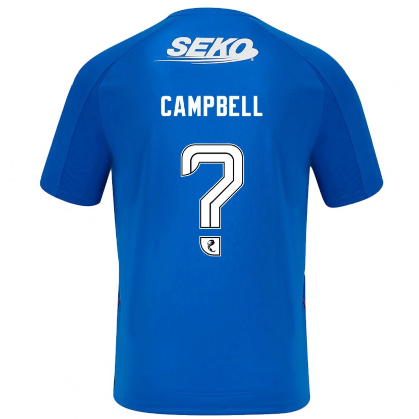 Danxen Dame Connor Campbell #0 Mørkeblått Hjemmetrøye Drakt Trøye 2024/25 Skjorter T-Skjorte