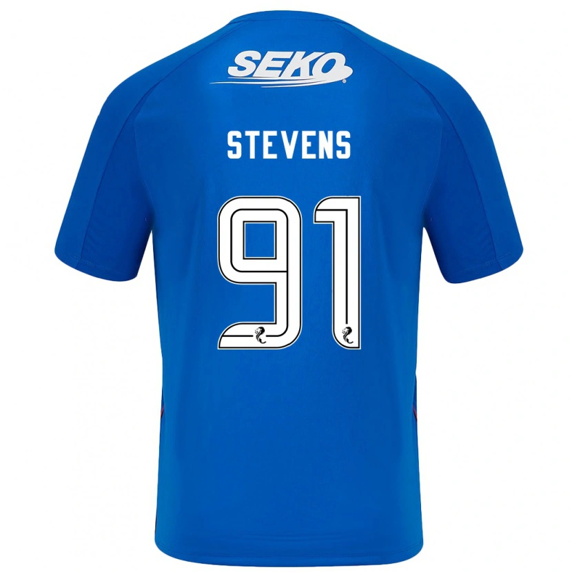 Danxen Dame Archie Stevens #91 Mørkeblått Hjemmetrøye Drakt Trøye 2024/25 Skjorter T-Skjorte