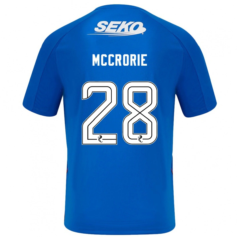 Danxen Dame Robby Mccrorie #28 Mørkeblått Hjemmetrøye Drakt Trøye 2024/25 Skjorter T-Skjorte
