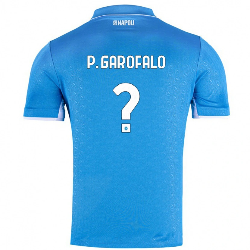Danxen Dame Pasquale Garofalo #0 Himmelblå Hjemmetrøye Drakt Trøye 2024/25 Skjorter T-Skjorte