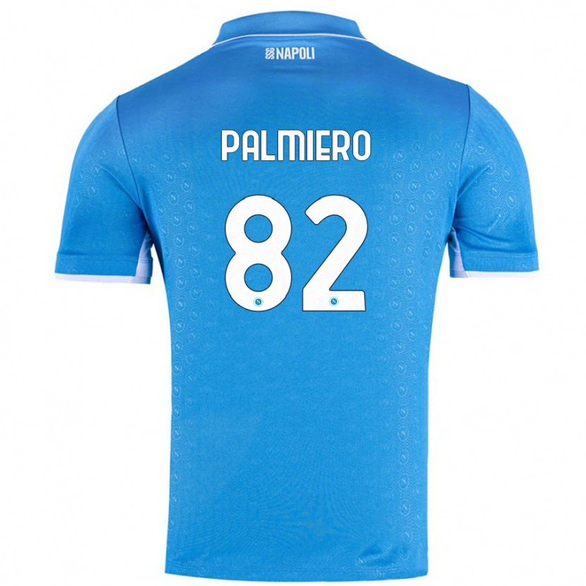 Danxen Dame Luca Palmiero #82 Himmelblå Hjemmetrøye Drakt Trøye 2024/25 Skjorter T-Skjorte