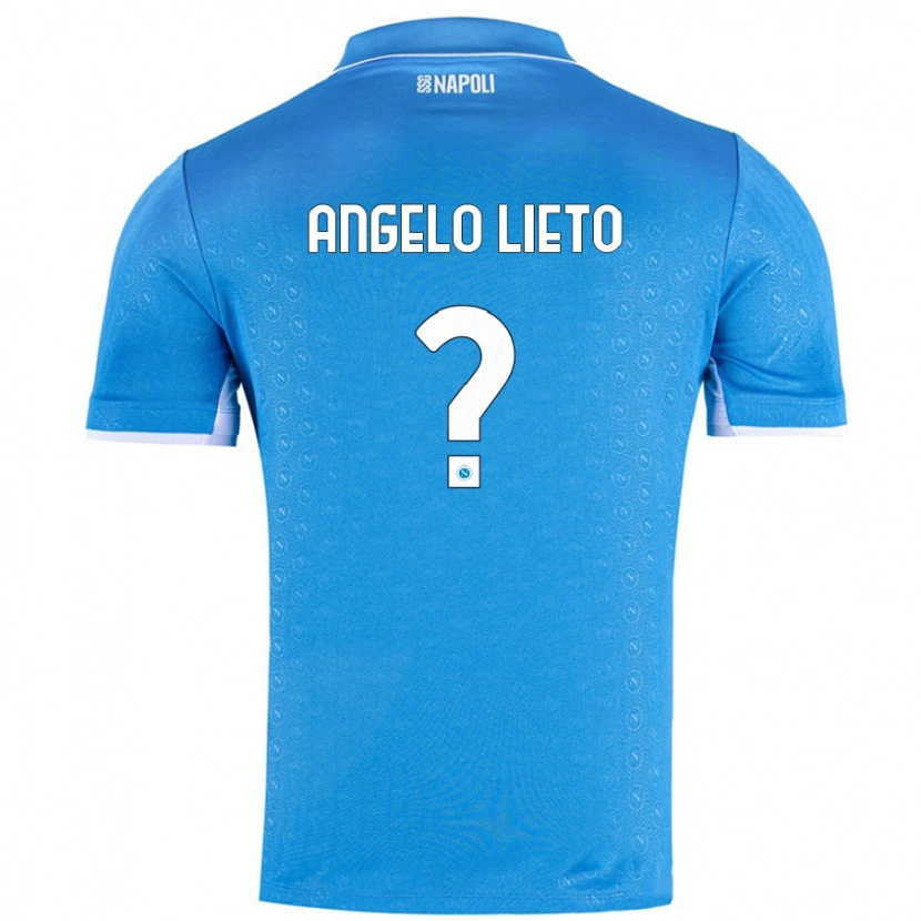 Danxen Dame Angelo Lieto #0 Himmelblå Hjemmetrøye Drakt Trøye 2024/25 Skjorter T-Skjorte