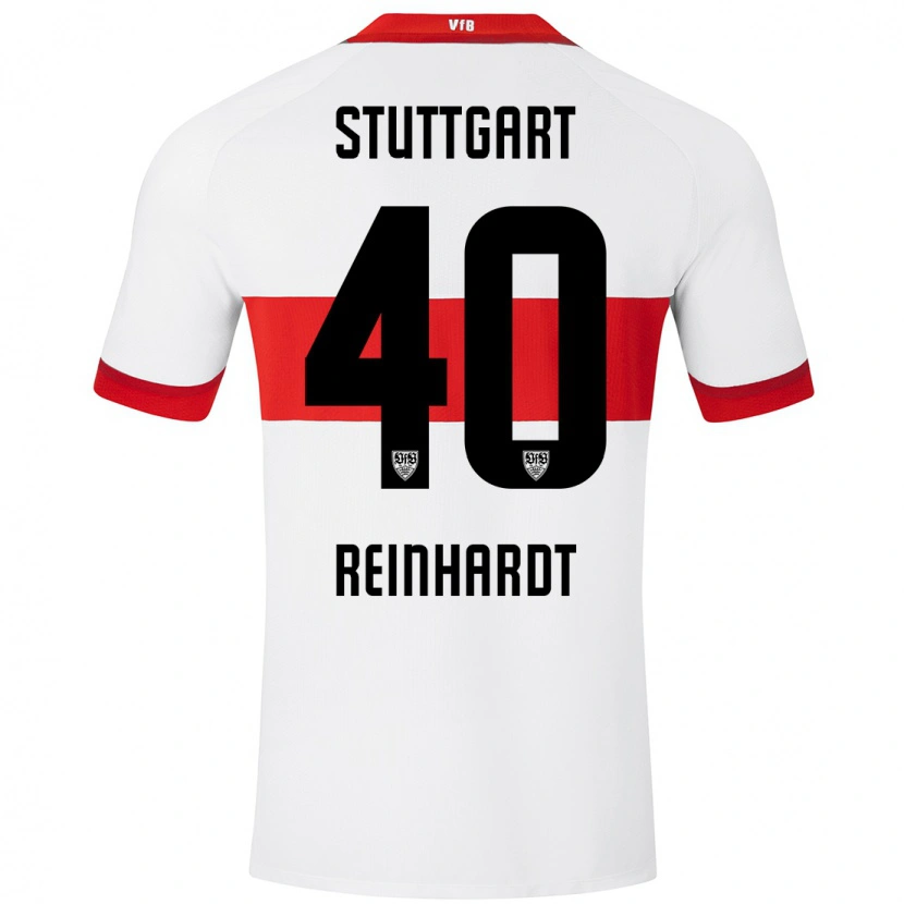 Danxen Dame Peter Reinhardt #40 Hvit Rød Hjemmetrøye Drakt Trøye 2024/25 Skjorter T-Skjorte