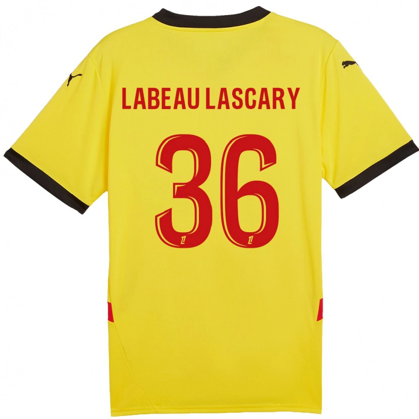Danxen Dame Rémy Labeau Lascary #36 Gul Rød Hjemmetrøye Drakt Trøye 2024/25 Skjorter T-Skjorte