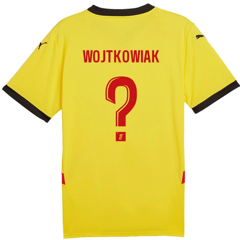 Danxen Dame Valentin Wojtkowiak #0 Gul Rød Hjemmetrøye Drakt Trøye 2024/25 Skjorter T-Skjorte