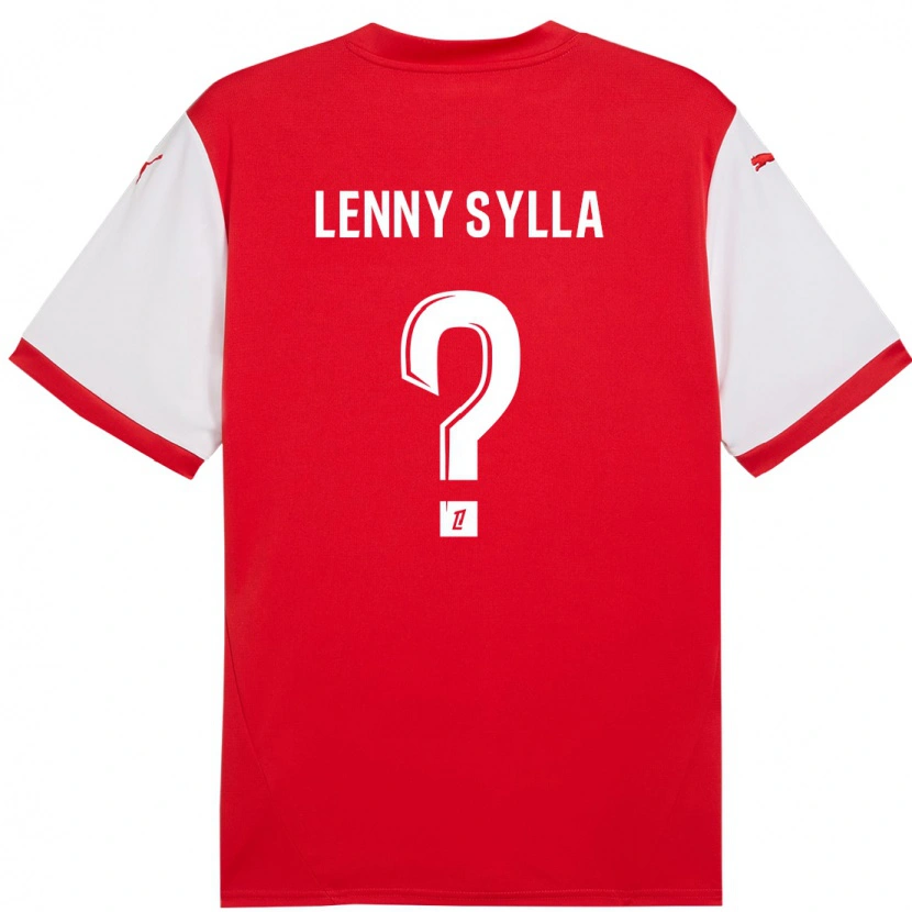 Danxen Dame Lenny Sylla #0 Rød Hvit Hjemmetrøye Drakt Trøye 2024/25 Skjorter T-Skjorte
