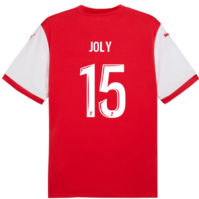 Danxen Dame Lou-Ann Joly #15 Rød Hvit Hjemmetrøye Drakt Trøye 2024/25 Skjorter T-Skjorte