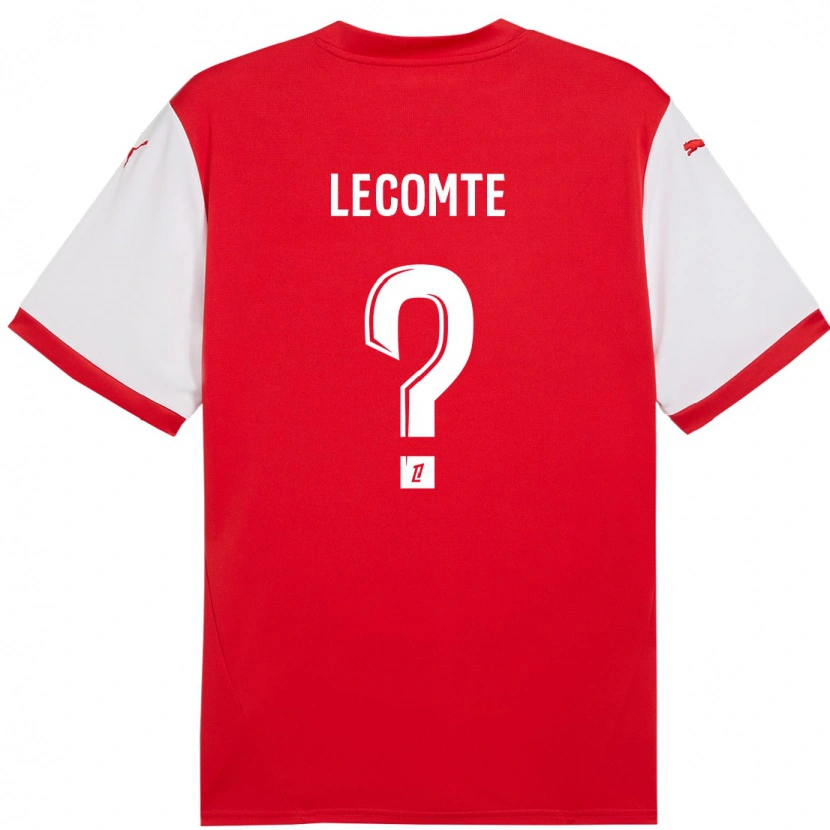 Danxen Dame Benjamin Lecomte #0 Rød Hvit Hjemmetrøye Drakt Trøye 2024/25 Skjorter T-Skjorte