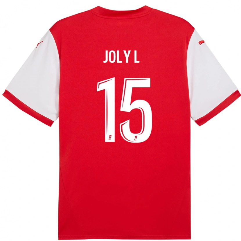 Danxen Dame Lou Ann Joly #15 Rød Hvit Hjemmetrøye Drakt Trøye 2024/25 Skjorter T-Skjorte