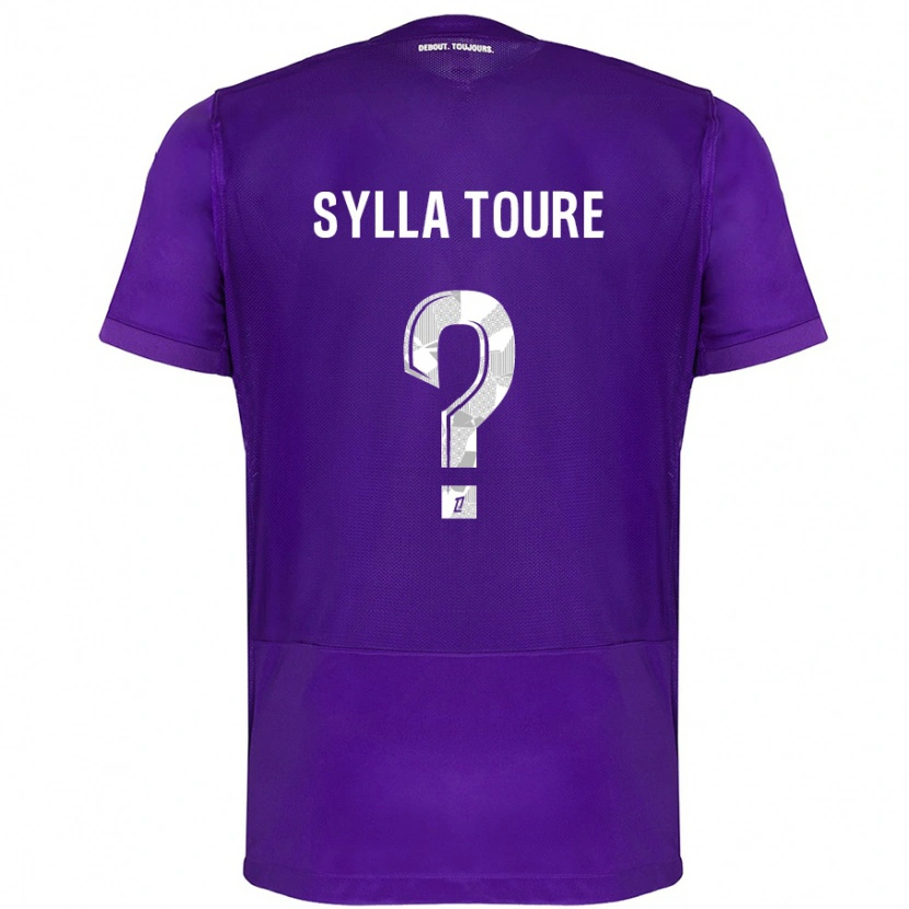 Danxen Dame Ismael Sylla Touré #0 Lilla Hvit Hjemmetrøye Drakt Trøye 2024/25 Skjorter T-Skjorte