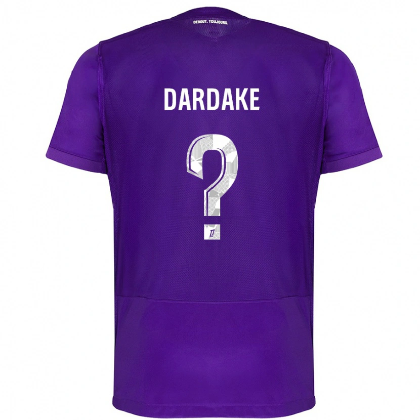 Danxen Dame Wassim Dardake #0 Lilla Hvit Hjemmetrøye Drakt Trøye 2024/25 Skjorter T-Skjorte