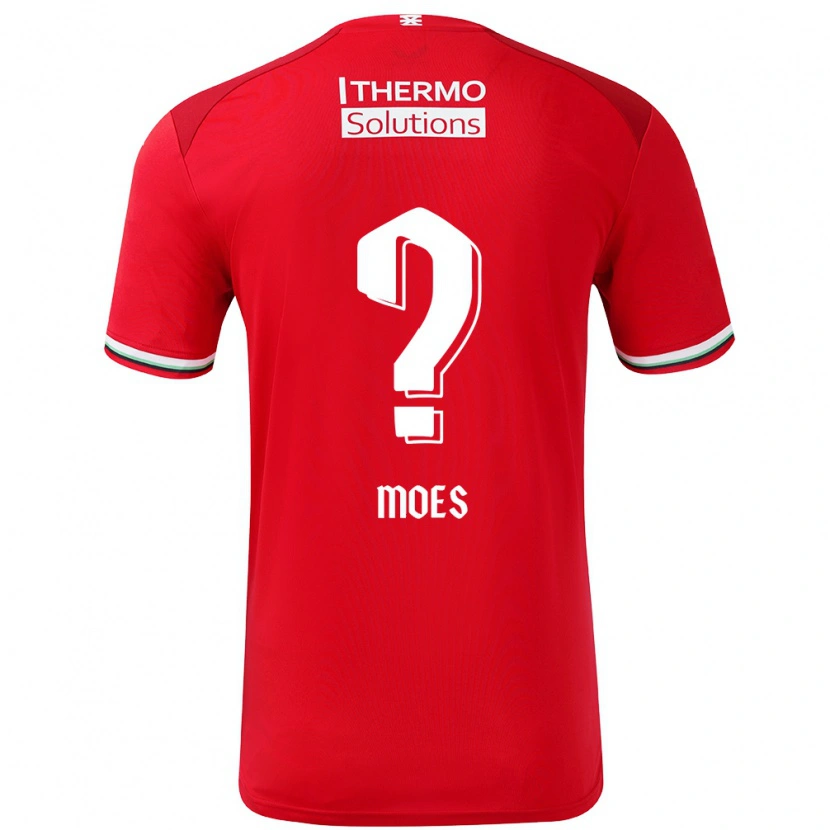 Danxen Dame Lucas Moes #0 Rød Hvit Hjemmetrøye Drakt Trøye 2024/25 Skjorter T-Skjorte