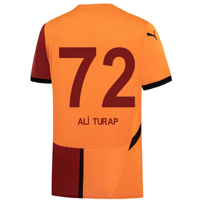 Danxen Dame Ali Turap Bülbül #72 Gul Rød Hjemmetrøye Drakt Trøye 2024/25 Skjorter T-Skjorte