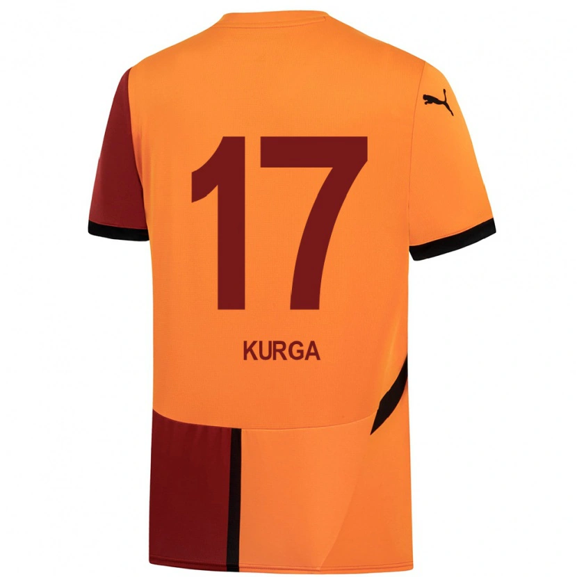 Danxen Dame Handan Kurğa #17 Gul Rød Hjemmetrøye Drakt Trøye 2024/25 Skjorter T-Skjorte