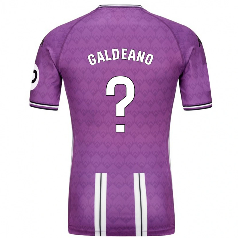 Danxen Dame Alejandro Galdeano #0 Lilla Hvit Hjemmetrøye Drakt Trøye 2024/25 Skjorter T-Skjorte