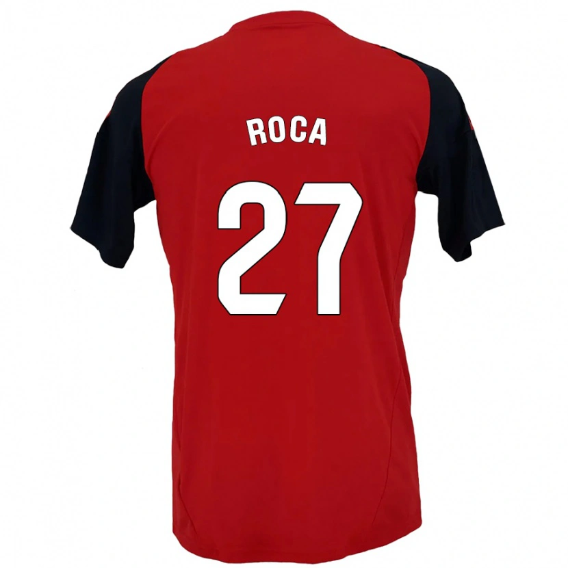 Danxen Dame Joel Roca #27 Rød Svart Hjemmetrøye Drakt Trøye 2024/25 Skjorter T-Skjorte