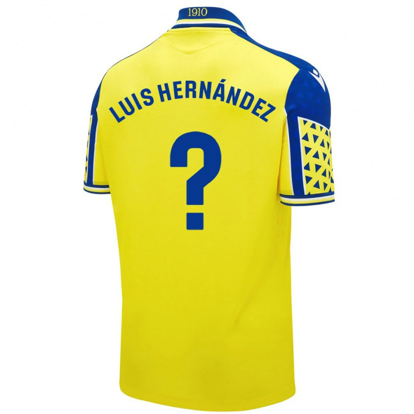 Danxen Dame Luis Hernández #0 Gul Blå Hjemmetrøye Drakt Trøye 2024/25 Skjorter T-Skjorte