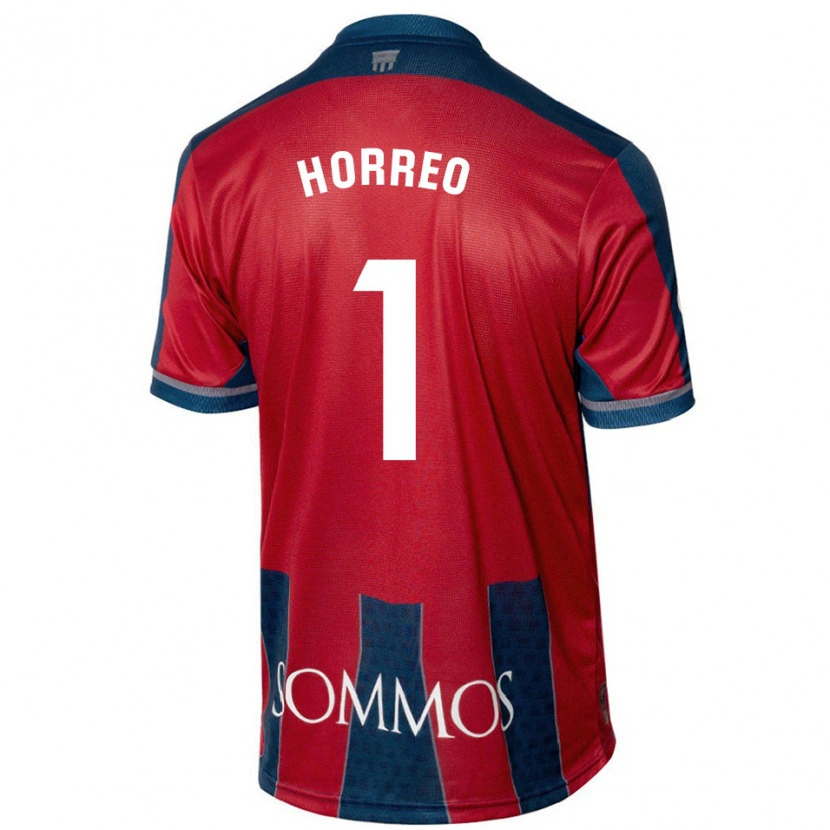 Danxen Dame Berto Hórreo #1 Rød Blå Hjemmetrøye Drakt Trøye 2024/25 Skjorter T-Skjorte