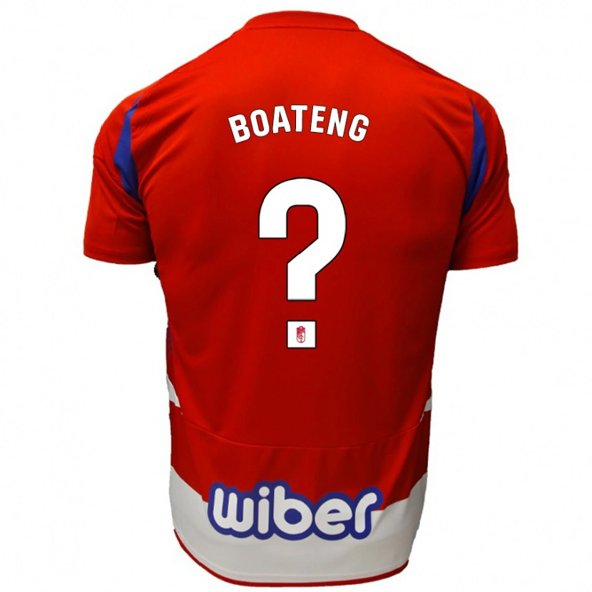Danxen Dame Robin Boateng #0 Rød Hvit Blå Hjemmetrøye Drakt Trøye 2024/25 Skjorter T-Skjorte