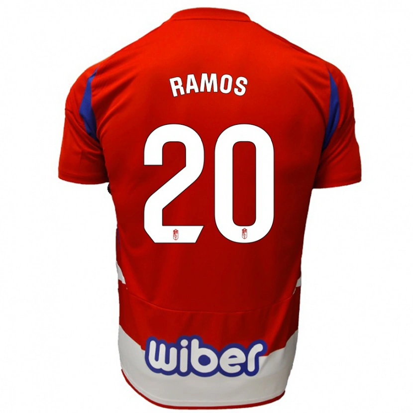 Danxen Dame Lucía Ramos #20 Rød Hvit Blå Hjemmetrøye Drakt Trøye 2024/25 Skjorter T-Skjorte