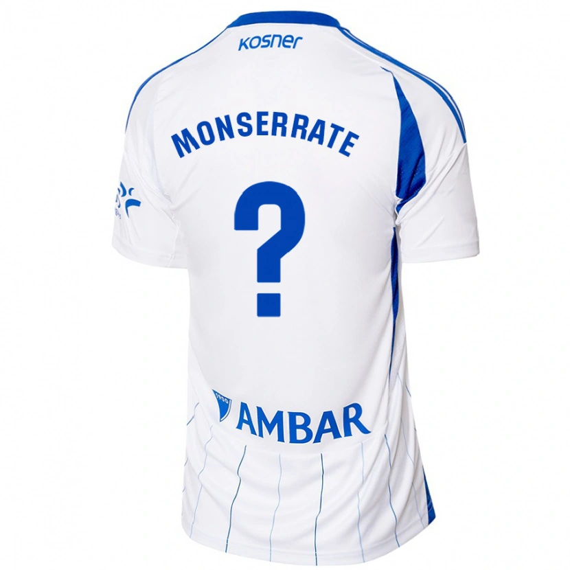 Danxen Dame Jano Monserrate #0 Rød Hvit Hjemmetrøye Drakt Trøye 2024/25 Skjorter T-Skjorte