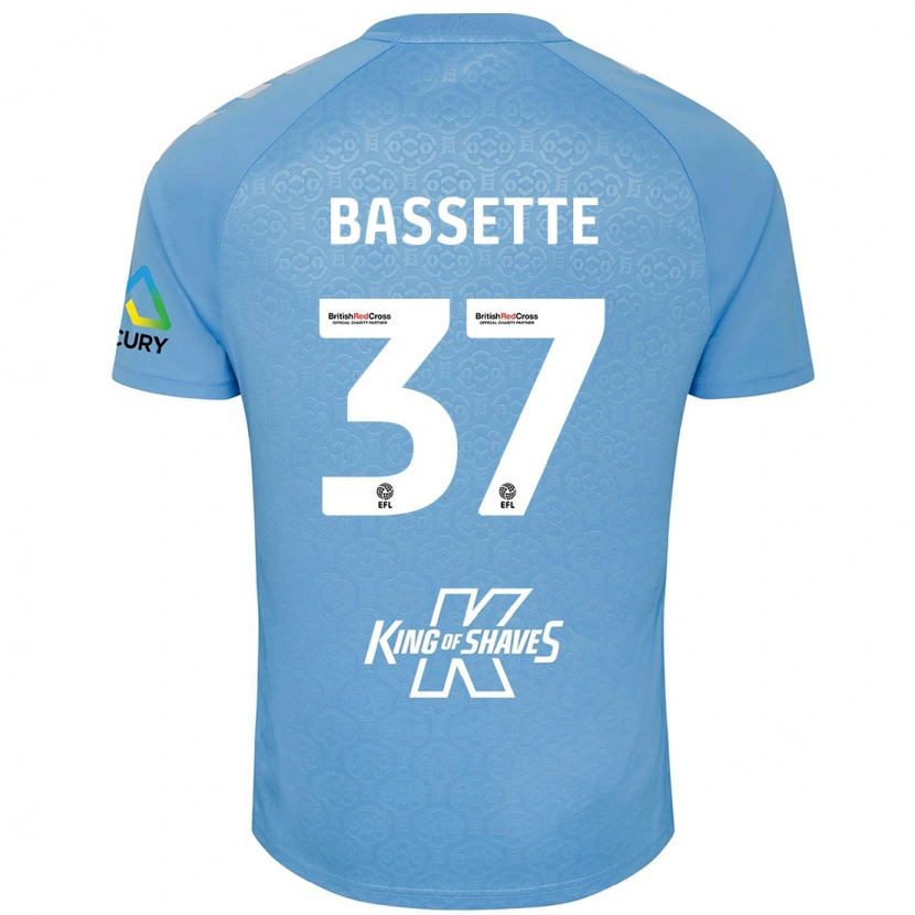 Danxen Dame Norman Bassette #37 Blå Hvit Hjemmetrøye Drakt Trøye 2024/25 Skjorter T-Skjorte