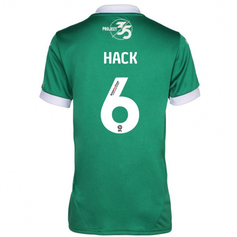 Danxen Dame Lucy Hack #6 Grønn Hvit Hjemmetrøye Drakt Trøye 2024/25 Skjorter T-Skjorte