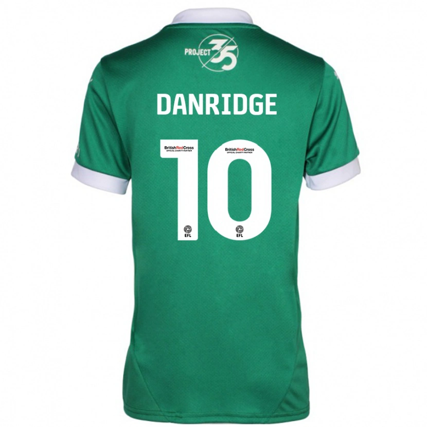 Danxen Dame Rebecca Danridge #10 Grønn Hvit Hjemmetrøye Drakt Trøye 2024/25 Skjorter T-Skjorte