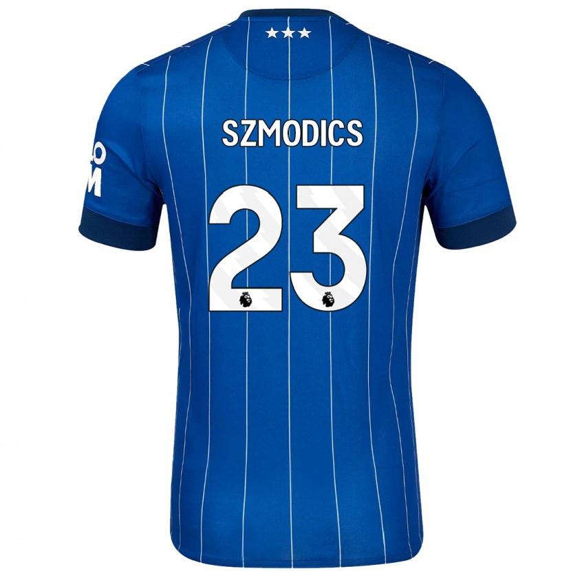 Danxen Dame Sammie Szmodics #23 Marineblå Hjemmetrøye Drakt Trøye 2024/25 Skjorter T-Skjorte