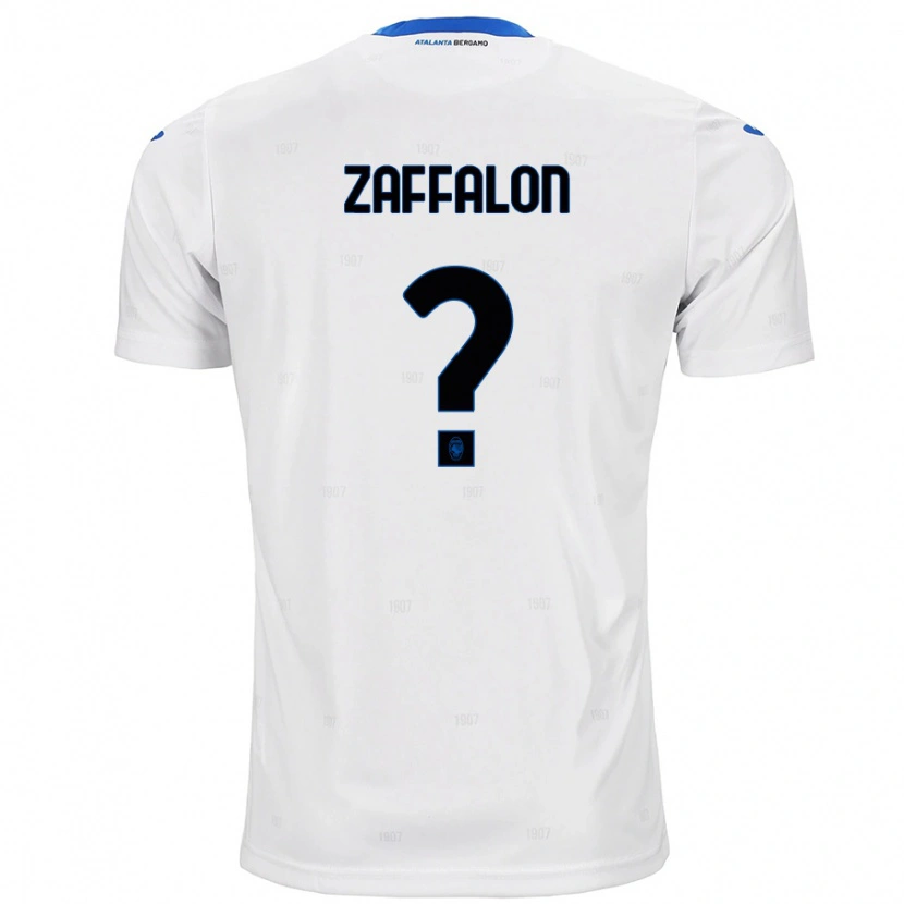 Danxen Dame Lorenzo Zaffalon #0 Hvit Bortetrøye Drakt Trøye 2024/25 Skjorter T-Skjorte