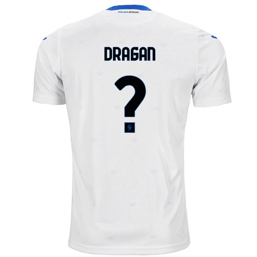 Danxen Dame Oleksandr Dragan #0 Hvit Bortetrøye Drakt Trøye 2024/25 Skjorter T-Skjorte