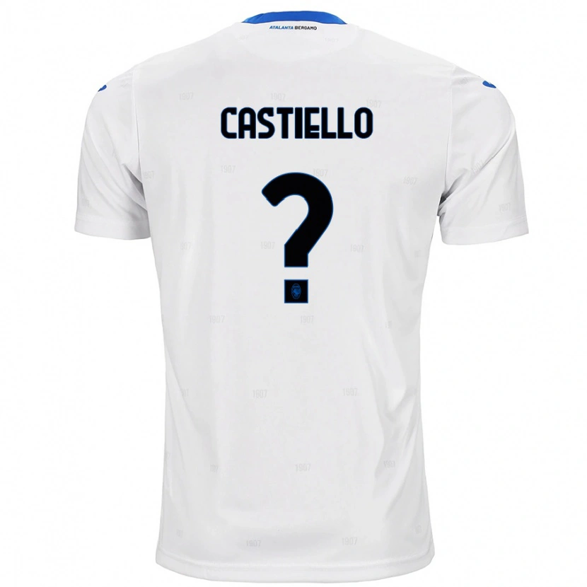 Danxen Dame Alex Castiello #0 Hvit Bortetrøye Drakt Trøye 2024/25 Skjorter T-Skjorte