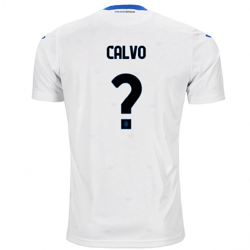 Danxen Dame Filippo Calvo #0 Hvit Bortetrøye Drakt Trøye 2024/25 Skjorter T-Skjorte
