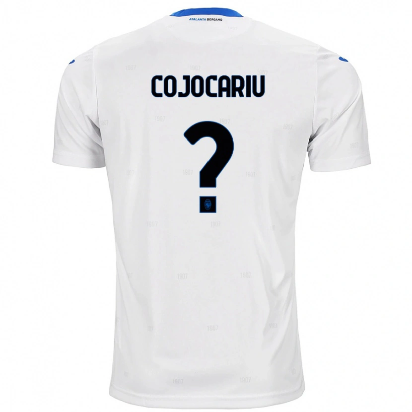 Danxen Dame Raul Cojocariu #0 Hvit Bortetrøye Drakt Trøye 2024/25 Skjorter T-Skjorte