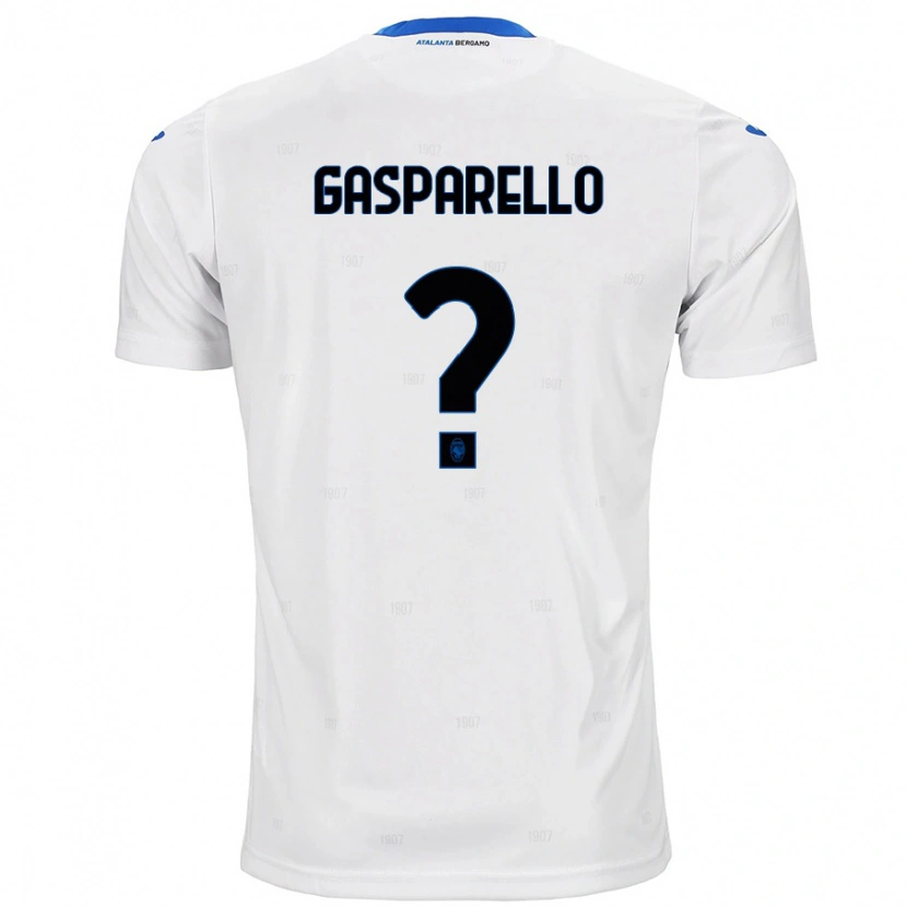 Danxen Dame Francesco Gasparello #0 Hvit Bortetrøye Drakt Trøye 2024/25 Skjorter T-Skjorte